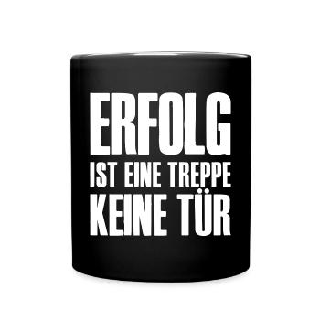 Success Slogan Online Business Affiliate - Full Colour Mug - black - Front