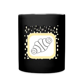FRANZBRÖTCHEN - Tasse einfarbig - Schwarz - Vorne