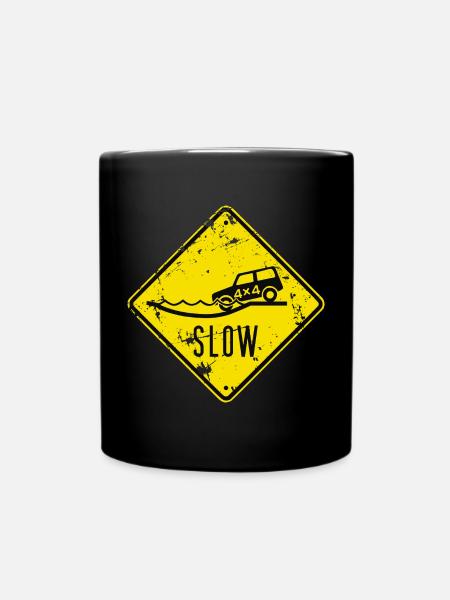 SCHILD FURT im used look - Tasse einfarbig - Schwarz