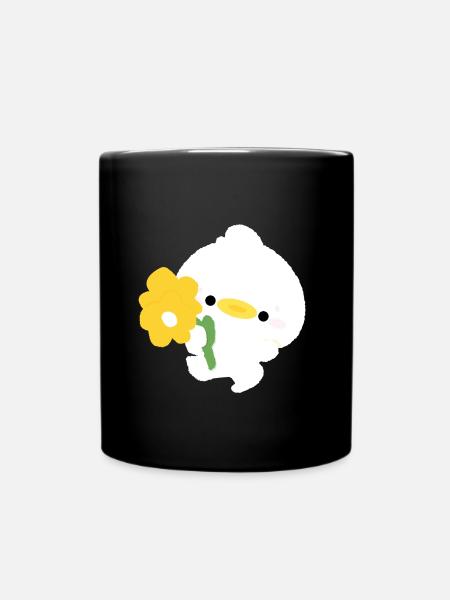 Romantic Duck - Full Colour Mug - black