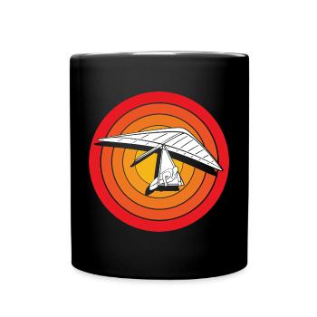 Paragliding Paragliding Paraglider Paraglider - Full Colour Mug - black - Front