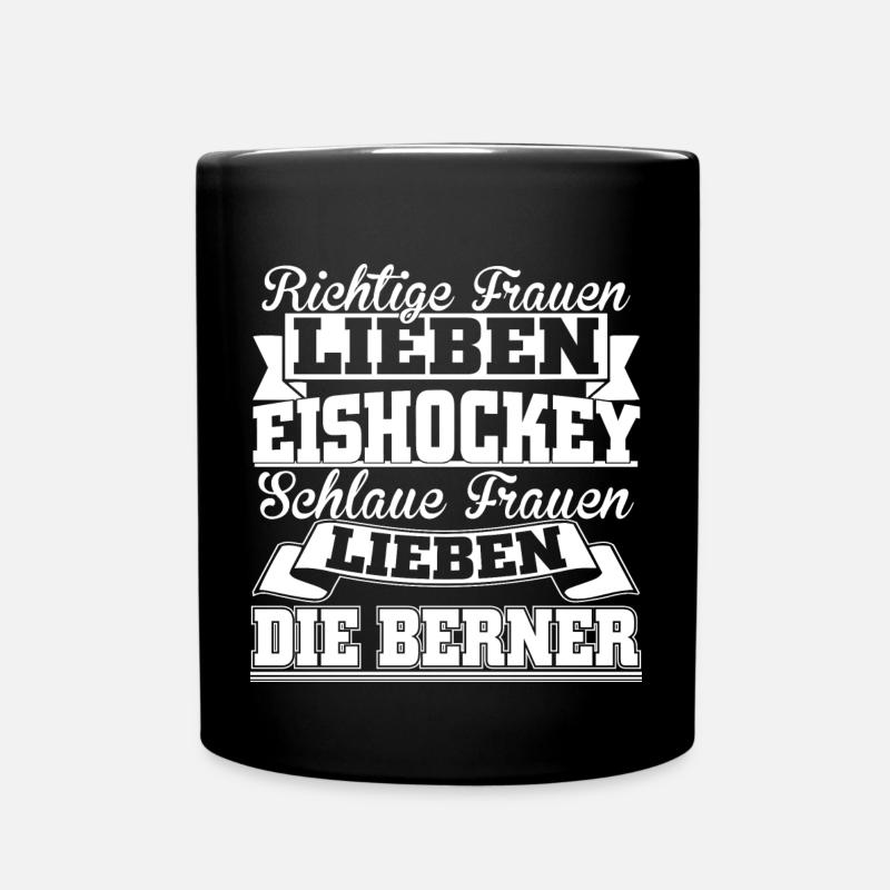 Die Berner - Tasse einfarbig - Schwarz