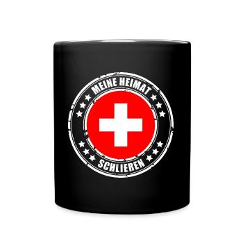 MEINE HEIMAT SCHLIEREN - Tasse einfarbig - Schwarz - Vorne