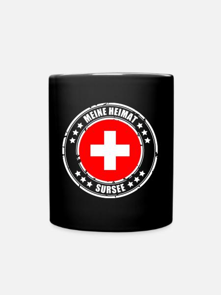 MEINE HEIMAT SURSEE - Tasse einfarbig - Schwarz
