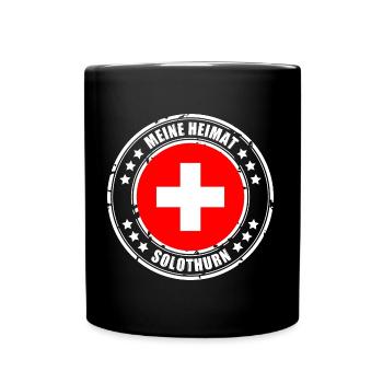 MEINE HEIMAT SOLOTHURN - Tasse einfarbig - Schwarz - Vorne