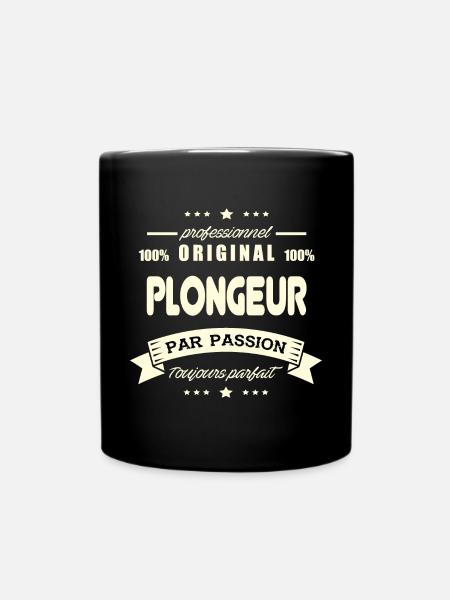 le Plongeur Original - Mug uni - noir