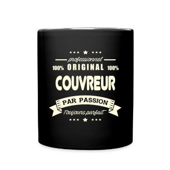 Couvreur Original - Mug uni - noir - Devant