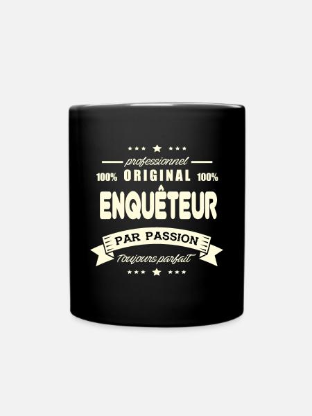 Enquêteur Original - Mug uni - noir