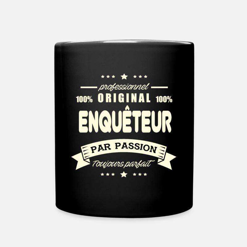 Enquêteur Original - Mug uni - noir