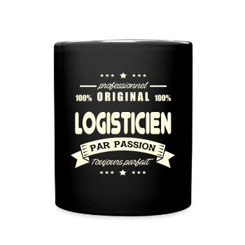 Logisticien Original - Mug uni - noir - Devant
