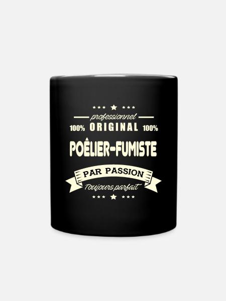 Poêlier-fumiste Original - Mug uni - noir