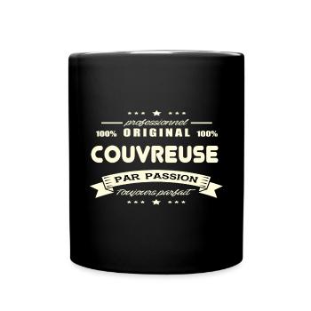Couvreuse Original - Mug uni - noir - Devant