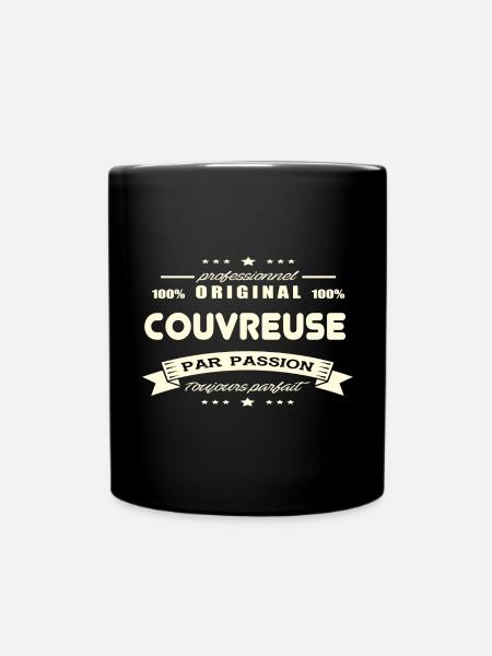 Couvreuse Original - Mug uni - noir