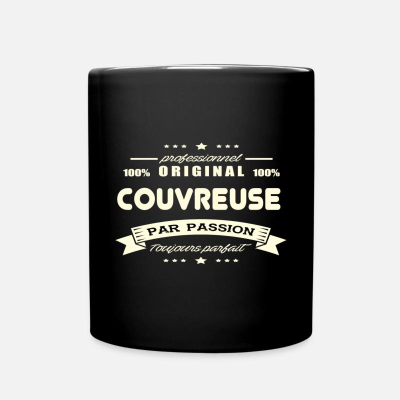 Couvreuse Original - Mug uni - noir