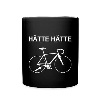 Avait la chaîne de vélo - Mug uni - noir - Devant