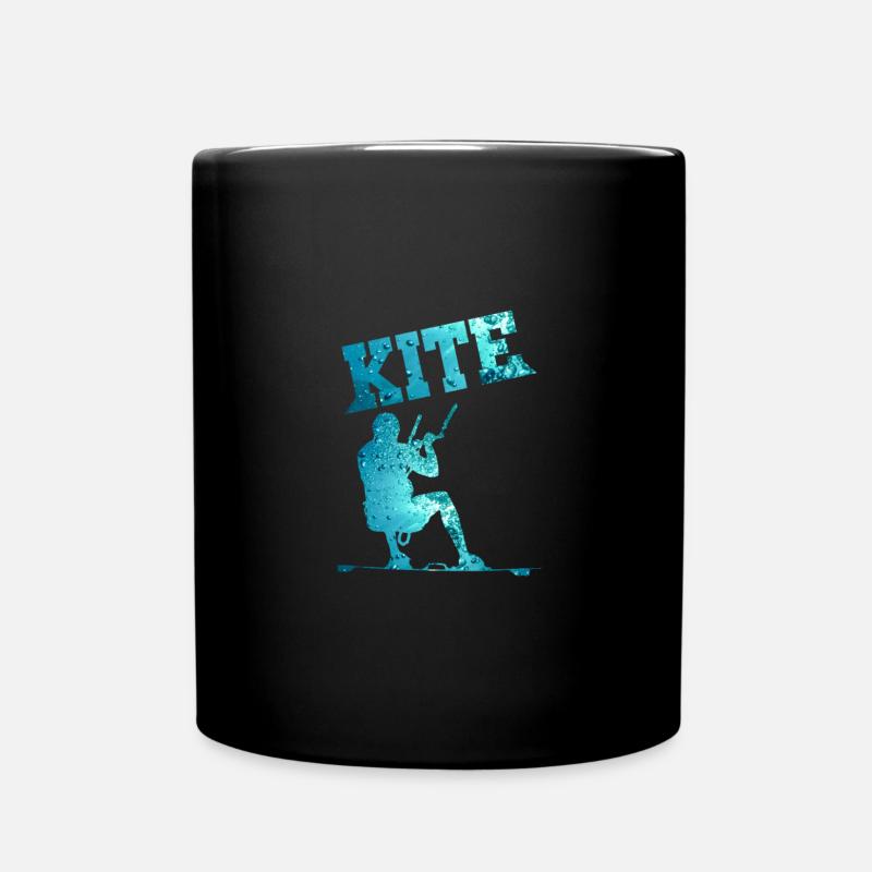 Kite Surfer - Kite Surfing #5 - Tasse einfarbig - Schwarz
