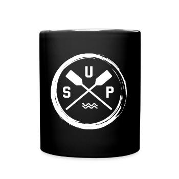 SUP Stand Up Paddling - Mug uni - noir - Devant
