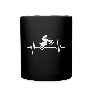 Motocross Motorsport Moto Quad Sport cadeau - Mug uni - noir - Devant