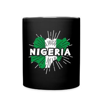 Nigeria - Mug uni - noir - Devant