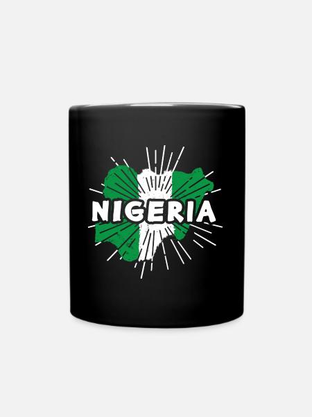 Nigeria - Full Colour Mug - black