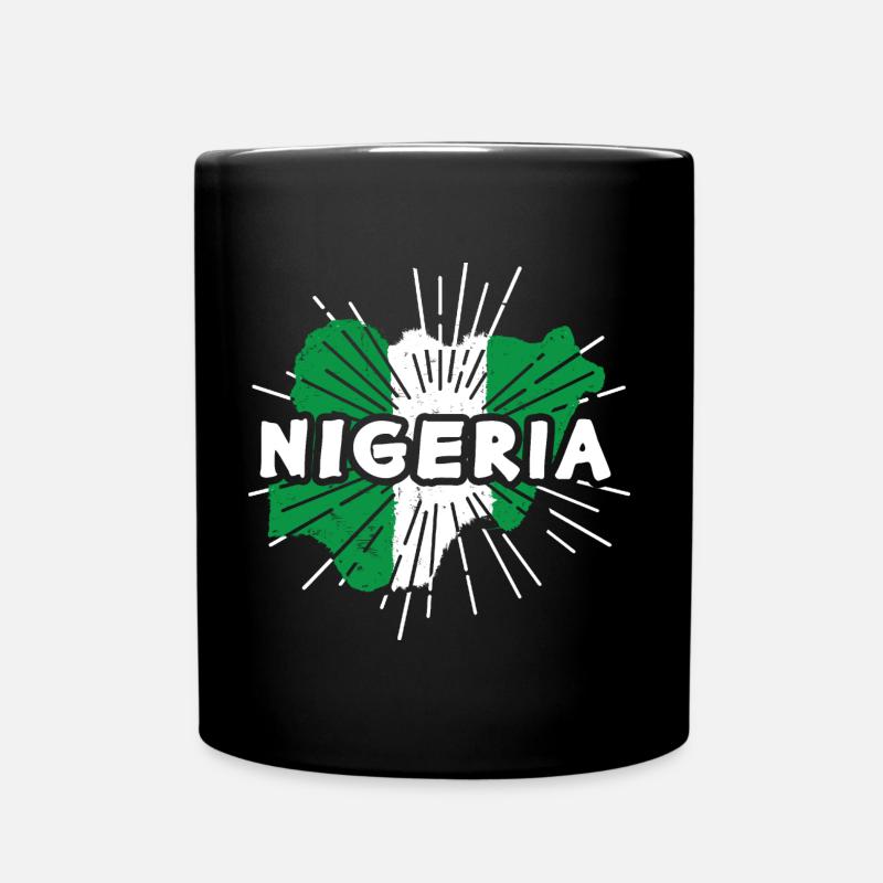 Nigeria - Full Colour Mug - black