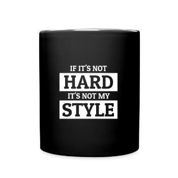 Hardstyle Merchandise Hardstyle T-shirt Rawstyle - Tasse einfarbig - Schwarz - Vorne