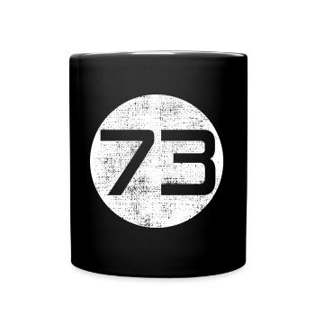 73 - Tasse einfarbig - Schwarz - Vorne