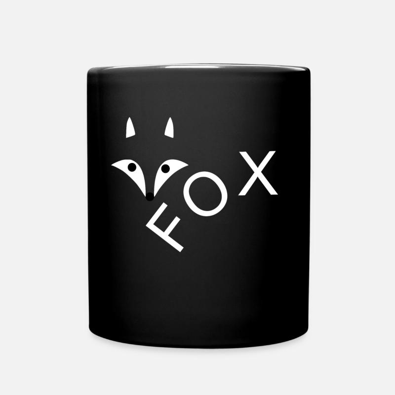 Fox 1- Fox - Mug uni - noir