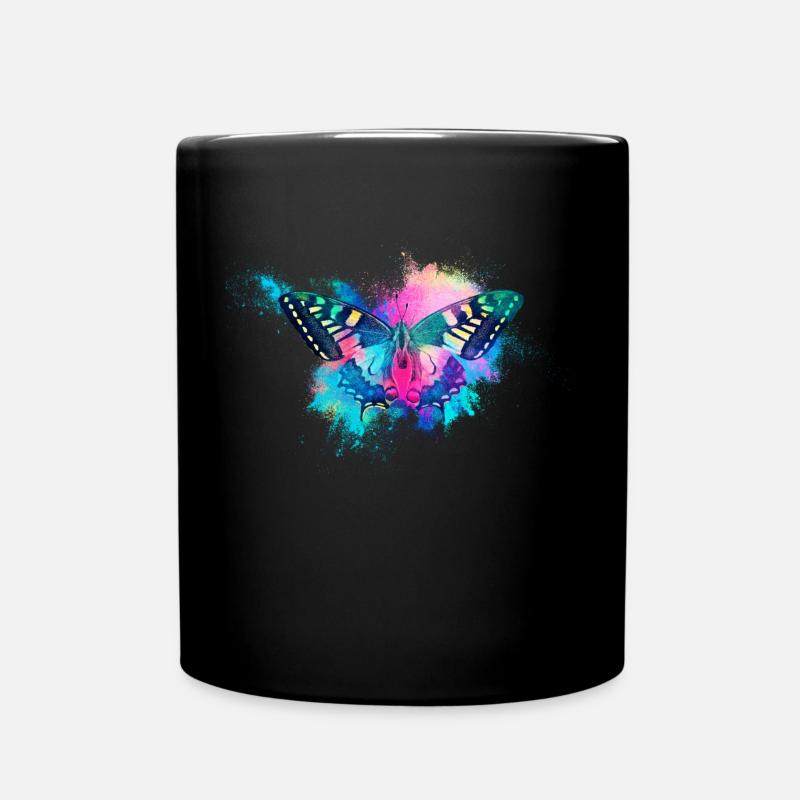 Nature Animaux colorés - Mug uni - noir