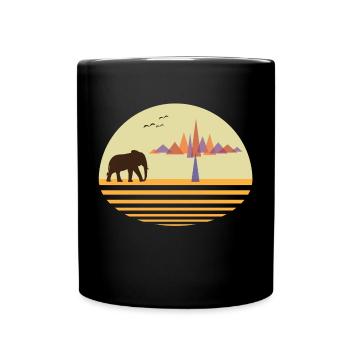 Desert Africa - Full Colour Mug - black - Front