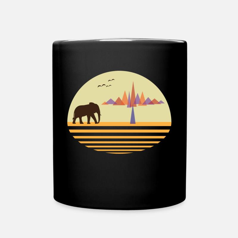 Désert Afrique - Mug uni - noir