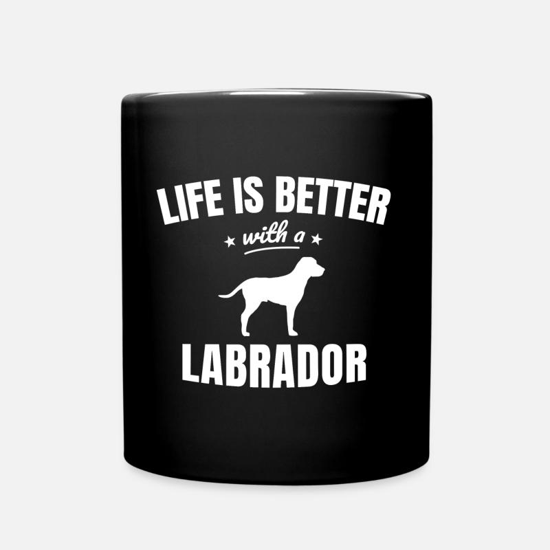 Labrador Retrievers - Full Colour Mug - black