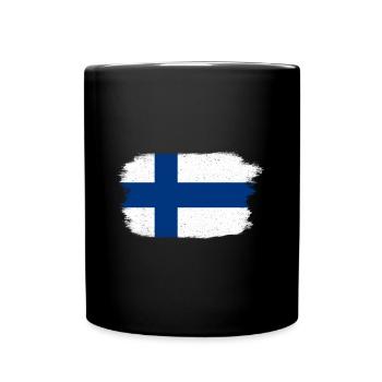 Finnland Helsinki Cool Geschenk - Tasse einfarbig - Schwarz - Vorne