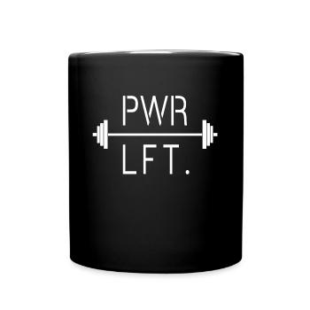 Powerlifting Powerlifting Squat Bench Deadlift - Full Colour Mug - black - Front