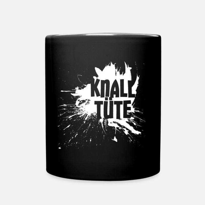 Knalltüte - Tasse einfarbig - Schwarz