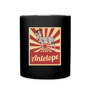 antelope - Full Colour Mug - black - Front