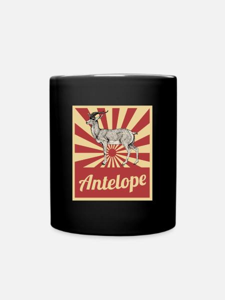Antilope - Tasse einfarbig - Schwarz