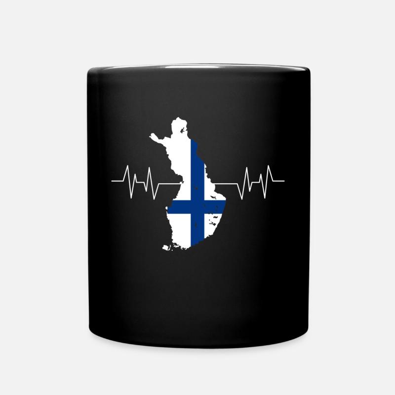 Finland - Full Colour Mug - black