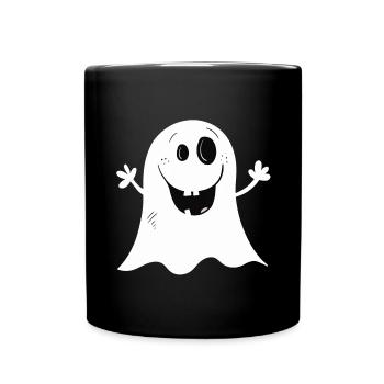 Cooles Kleines Gespenst I Halloween - Tasse einfarbig - Schwarz - Vorne