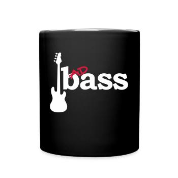 Bass badass - Full Colour Mug - black - Front