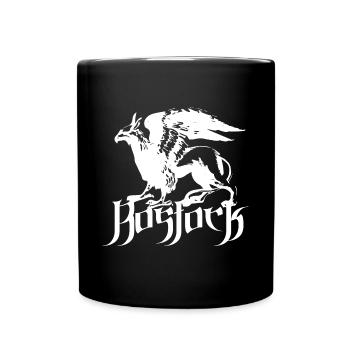 Rostock Greif - Tasse einfarbig - Schwarz - Vorne