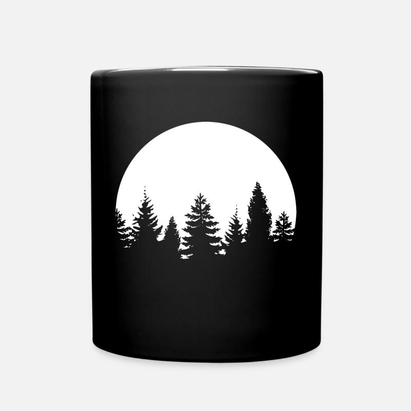 Forêt - Mug uni - noir