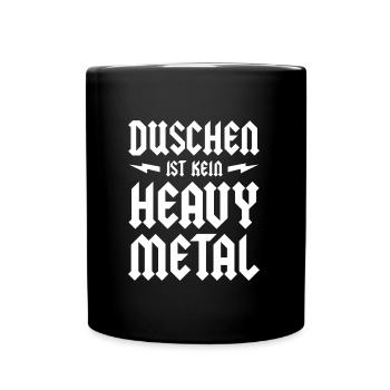 Douche n’est pas un cadeau de festival de heavy metal - Mug uni - noir - Devant