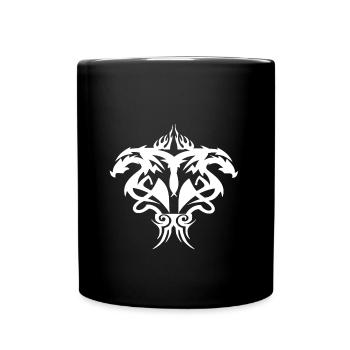 Tribal Tattoo , Celts symbol, shirt - Full Colour Mug - black - Front