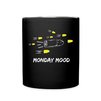 Monday Mood - Full Colour Mug - black - Front