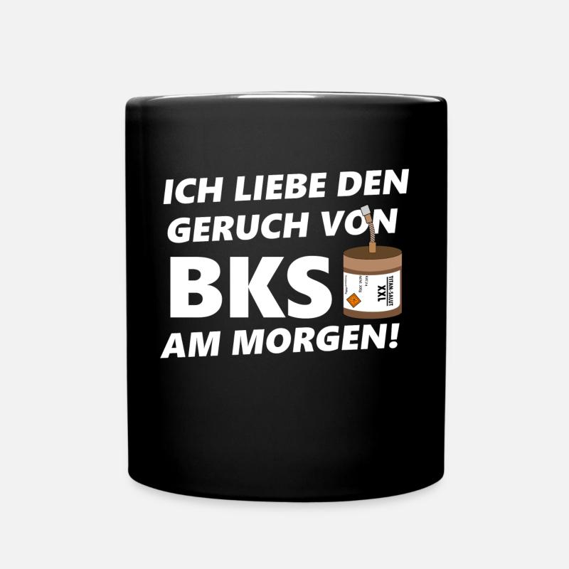 Pyrotechnik Feuerwerk Liebe - Tasse einfarbig - Schwarz
