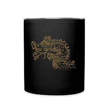 Dragon - Full Colour Mug - black - Front
