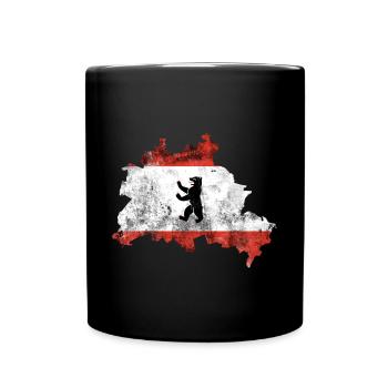 Berlin - Tasse einfarbig - Schwarz - Vorne