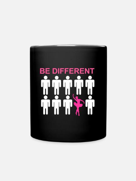 Ballett Tänzerin - Tasse einfarbig - Schwarz