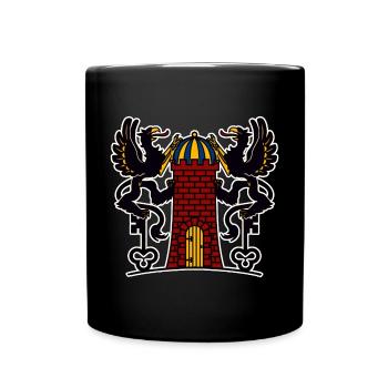 Wolgast - Tasse einfarbig - Schwarz - Vorne